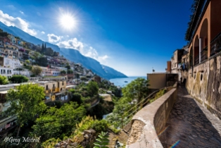 Positano, ses couleurs et son architecture typique de la côte Amalfitaine